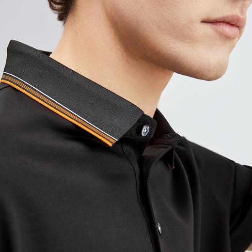 【含桑蚕丝】柒牌短袖男polo衫夏季凉爽抗菌休闲商务青年翻领T恤	124T70560 商品图2