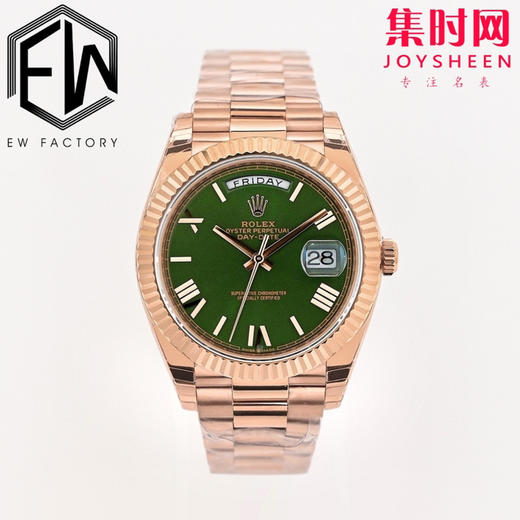 EW劳力士星期日历型系列 全金日志40mm
款式：男士腕表 商品图0