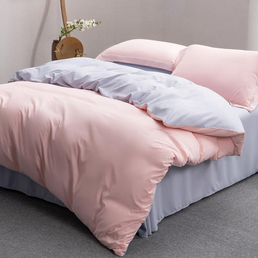 【自营】 水星家纺 磨毛纯色四件套 华尔斯特 200*230cm 商品图3