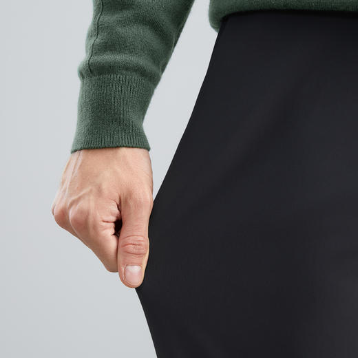 【高弹针织】柒牌男士休闲裤秋冬保暖长裤商务通勤职业百搭直筒裤	125H70720 商品图3