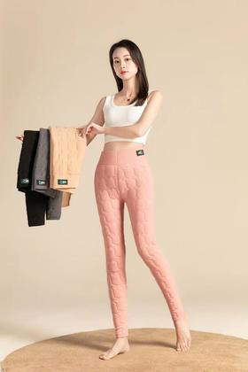 冬季新款女士加大版高腰加厚外穿雪地保暖休闲裤