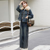 2023年冬季上新气质简约时尚大方加绒加厚保暖两件套裤HR-WXY999 商品缩略图2