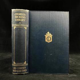 1910年 狄更斯《老古玩店》 32幅插图 漆布精装32开