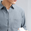 柒牌衬衫男士秋冬新款时尚休闲含莫代尔抗菌保暖翻领口袋长袖衬衣	125A70540 商品缩略图2