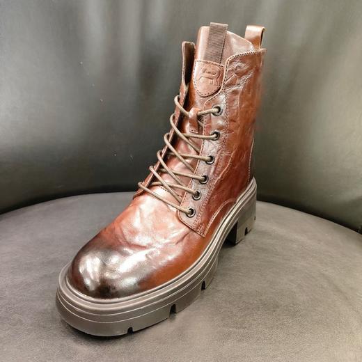 LFGJ凌介女鞋 16101  时尚手抓皮短靴 商品图0