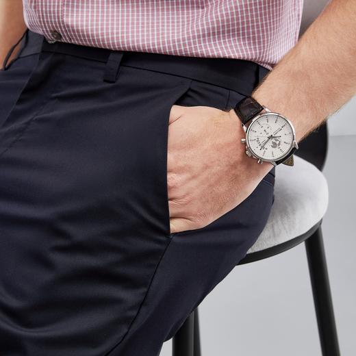 【竹纤维】柒牌男士休闲长裤春夏新款商务休闲百搭直筒男裤子	124H71630 商品图2