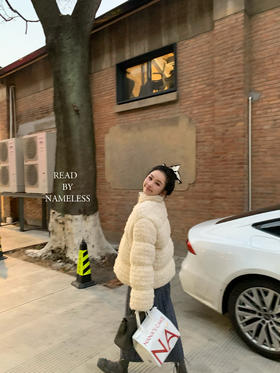 Read Nameless /意大利进口羊驼毛亮片编织羽绒服