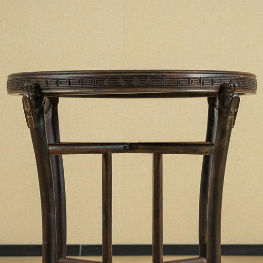 二十世纪 紫檀折叠式四足圆台 商品图1