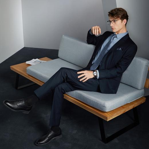 【防静电】柒牌男装西装套装男秋冬新款商务休闲职业正装西服	125C70270 商品图3