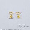 【限时克减150元】足金999 (足金999字印)5G黄金空心西瓜珠泡钉耳钉（约3.7mm）(5GES00428-02)（预售产品下单后不退款不退货不换货不补差价） 商品缩略图2