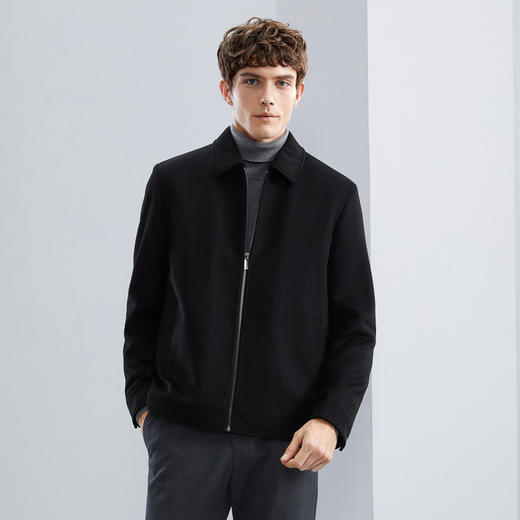 【一衣两穿】柒牌翻领夹克男秋冬新款可拆卸鹅绒内胆商务休闲外套	125D70080 商品图1