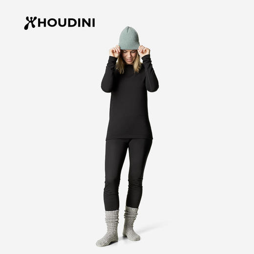 HOUDINI胡丁尼 Desoli Thermal Crew 迪索丽 女款户外保暖长袖T恤840024 商品图4