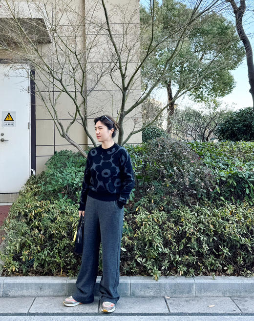 吐血推荐老客---冬季M花朵软糯圆领毛衣 100%羊毛【包邮+三天无理由tui换】 商品图2