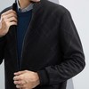 【含羊毛】柒牌男士立领夹克秋冬新款干部爸爸装满身提花保暖外套	125D70110 商品缩略图2