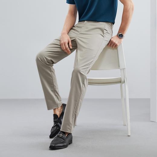 【竹纤维】柒牌男士休闲长裤春夏新款商务休闲百搭直筒男裤子	124H71630 商品图1