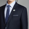 【三防面料】柒牌男士西装2024春季新款面试新郎结婚礼服西服外套	126C70020 商品缩略图4