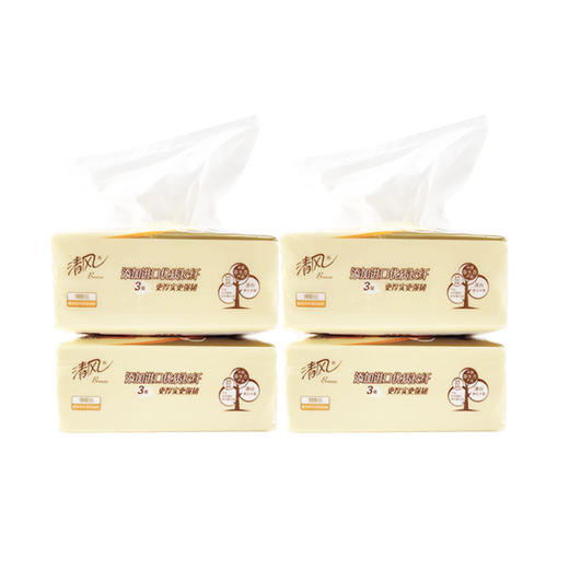 清风萌宠系列亲肤抽纸100抽/包*6联包 商品图0