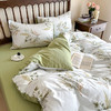 「72小时发货」【享受裸感睡眠】钱皇床品四件套 春意盎然/春风十里 贴肤柔软 时尚印花 活性印染清新雅致 商品缩略图8