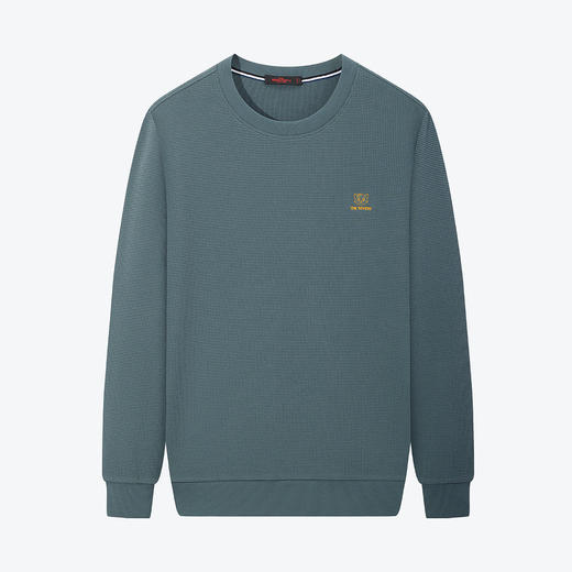 【华夫格】柒牌卫衣男春秋季新款中青年休闲百搭圆领套头上衣	125W70090 商品图4