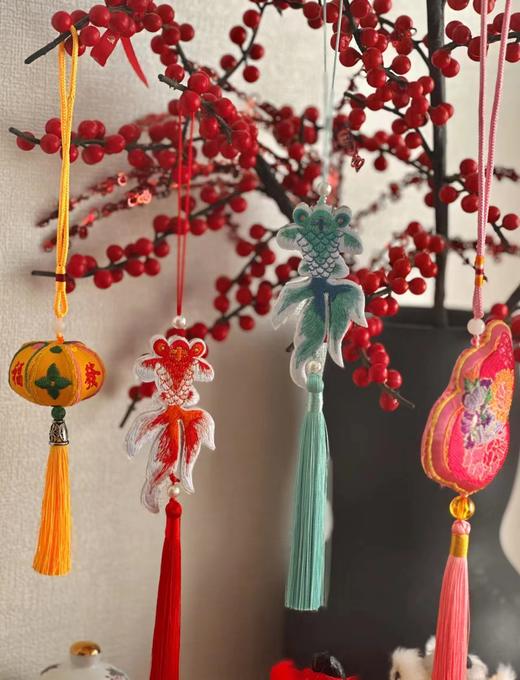 【中秋配饰】锦鲤流苏 商品图2