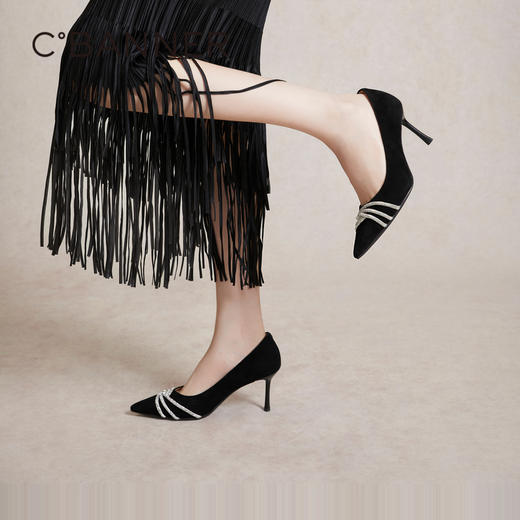 千百度 春 浅口单鞋A24141133 商品图4