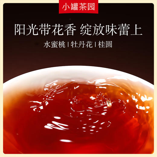 小罐茶园 彩标系列(多泡装) 2罐装 四选一 (花香小种红茶、滇红、寿眉茶、陈皮白茶） 商品图11