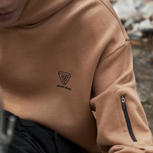 柒牌连帽卫衣男春秋新款套头袋鼠兜含莫代尔抗菌时尚休闲上衣	125W70350 商品图2