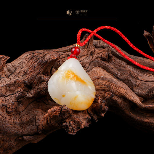 新疆国玉盟世玉和田玉羊脂玉挂件（荷花）【带证书·顺丰物流】 商品图4