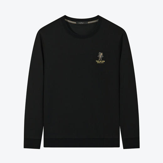 【特价】【柒先生系列】柒牌圆领卫衣男秋冬新款时尚潮流青年长袖上衣	125W70510 商品图4