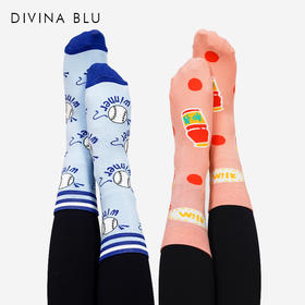 DIVINA BLU 中筒艺术袜