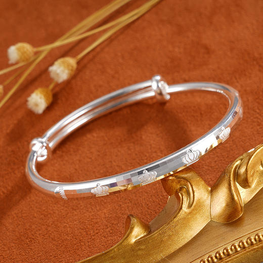 子佩集S990银【女王之冠】手镯【SZ3003】推拉2312 商品图6
