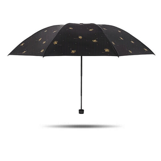 天堂伞银杏飞舞太阳伞遮阳伞晴雨两用防晒防紫外线三折雨伞 商品图4