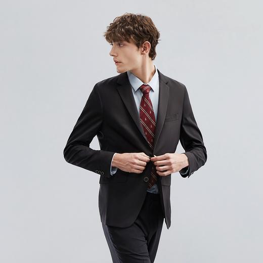 【凉感】柒牌休闲西服男春夏新款时尚百搭平驳领修身西装外套	124C70220 商品图3