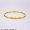 【限时克减150元】足金999.9  【油亮实心】古法传承(面宽约2.7-2.9mm)古法光圈古法素圈固口古法手镯(GFSZW00020-01)（预售产品下单后不退款不退货不换货不补差价） 商品缩略图3