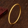 【限时克减150元】足金999.9  【油亮实心】古法传承(面宽约3-3.2mm)古法光圈古法素圈固口古法手镯(GFSZW00020-02)（预售产品下单后不退款不退货不换货不补差价） 商品缩略图0