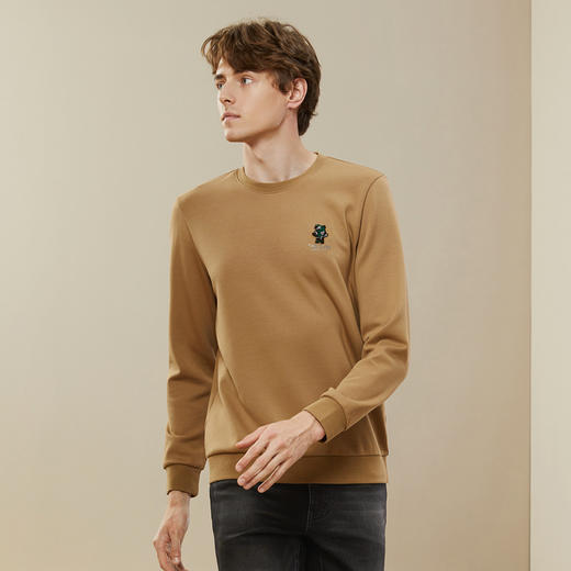 【特价】【柒先生系列】柒牌圆领卫衣男秋冬新款时尚潮流青年长袖上衣	125W70510 商品图1