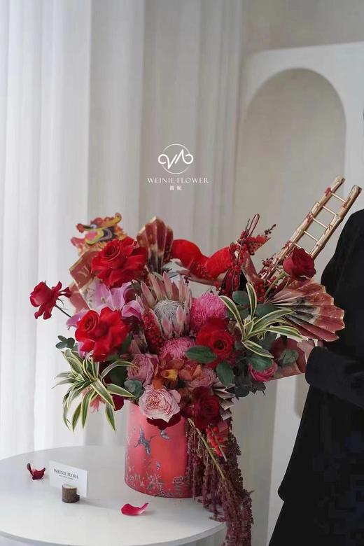 【年宵装饰】步步高升发财梯金色/红色（高42cm) 商品图8