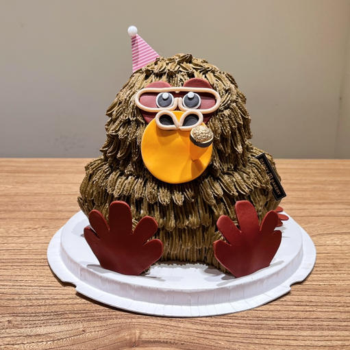 预定款｜立体大猩猩蛋糕 6寸异形（纯动物奶油新鲜水果夹心 提前2天预定） 商品图2