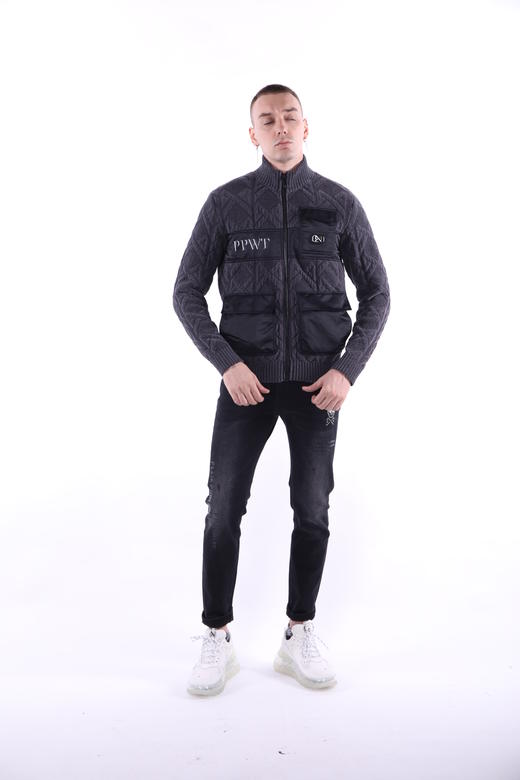 PP-WHITE[针织茄克]WZW163206215 商品图3