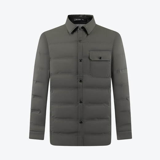 【白鸭绒】柒牌翻领羽绒服男冬季厚款中青年保暖防风男士外套	125E70120 商品图4