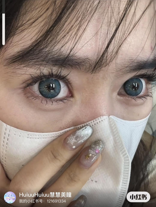 【大直径】ICECANDY-孔雀花-14.5mm【年抛 0-1000度 含有525/575】 商品图4