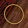 【限时克减150元】足金999.9  【磨砂实心】古法传承面宽约2.1-2.3mm古法光圈古法素圈固口古法手镯(GFSZW00013-05)（预售产品下单后不退款不退货不换货不补差价） 商品缩略图1