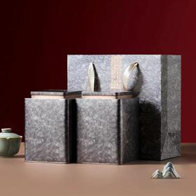 118高身正方罐【散茶·一斤·云朵灰】20一套/一件24套