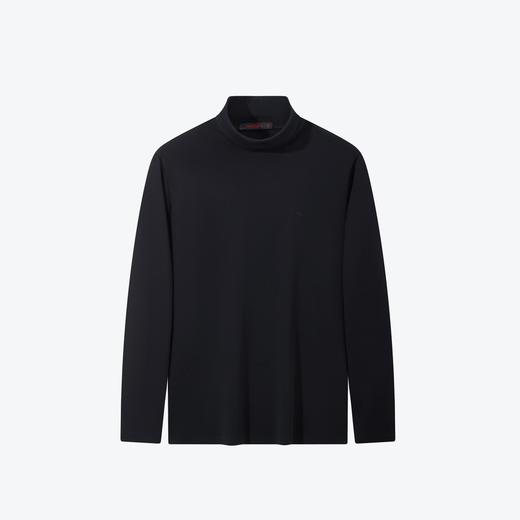 【莫代尔】柒牌男装长袖T恤男秋冬新款抗菌保暖高领打底上衣	125T70440 商品图4