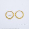 【限时克减150元】足金999 (足金999字印)5G黄金光面光圈耳圈(5GES00167-02)（预售产品下单后不退款不退货不换货不补差（预售产品下单后不退款不退货不换货不补差 商品缩略图3