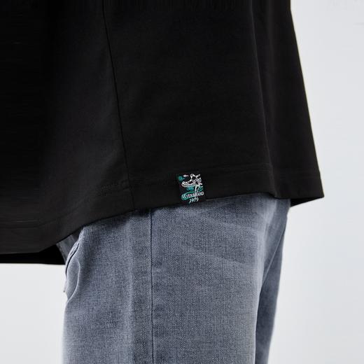 【冰氨纤维】柒牌男士短袖T恤夏季凉感时尚休闲青年圆领上衣	124T71560 商品图3