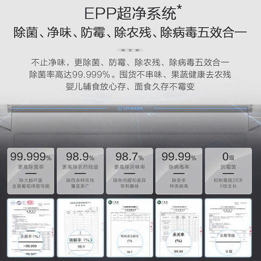 海尔冰箱十字对开四开T型门659升杀菌净味大容量彩晶面板家用电冰箱 全空间保鲜科技＋EPP超净杀菌＋智能WIFI BCD-659WGHTD19SEU1 商品图3