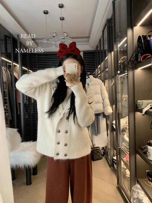 Read Nameless /海军学院风羊驼毛外套+小百褶裙（送腰带） 商品图10