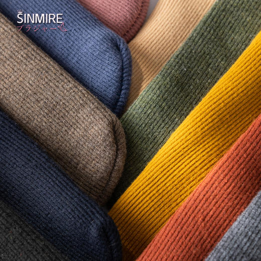 加绒又保暖！SINMIRE秋冬加绒男女通用亲肤仿羊绒棉袜子 商品图4