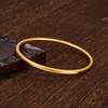 【限时克减150元】足金999.9  【油亮实心】古法传承(面宽约2.7-2.9mm)古法光圈古法素圈固口古法手镯(GFSZW00020-01)（预售产品下单后不退款不退货不换货不补差价） 商品缩略图1